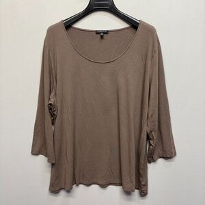 Eileen Fisher Women 3/4 Sleeve Blouse top Shirt Size 3X Rayon Blend C126 -21